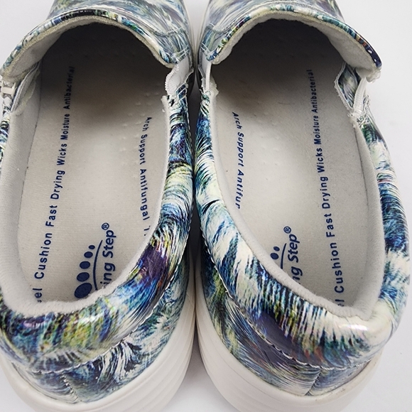 Spring Step Women's Slip-On Shoes Slip and Oil Resistant Multicolor 7 1/2 - Picture 7 of 10